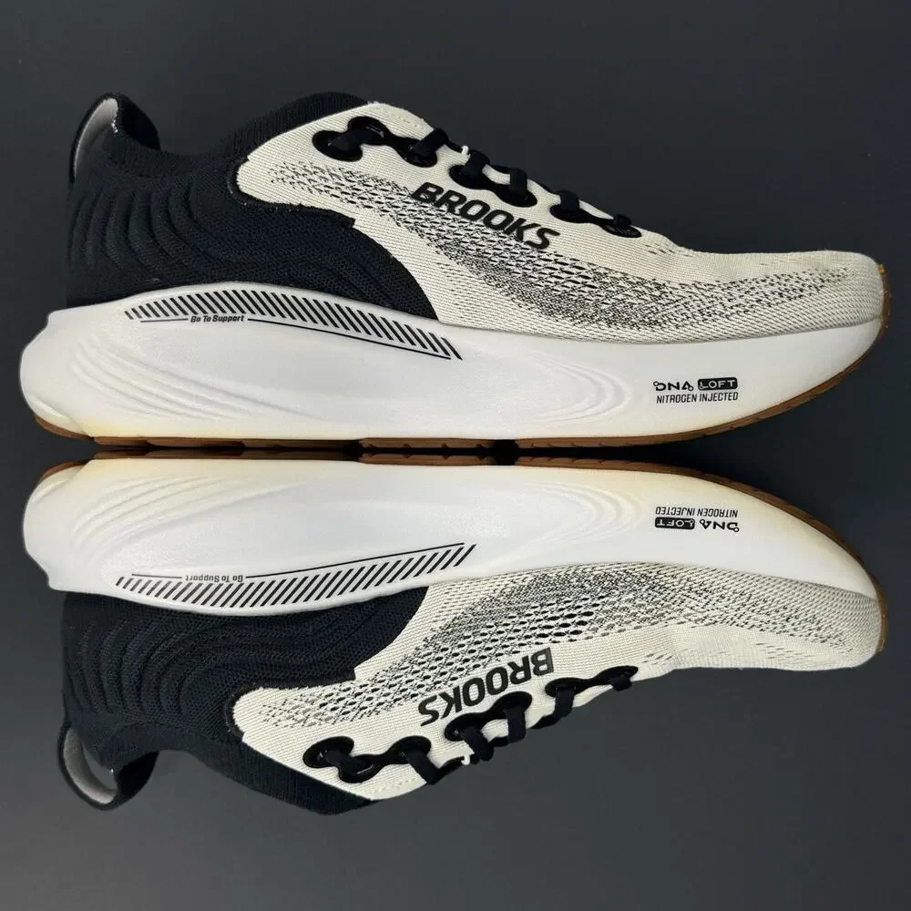Brooks Adrenaline 25 GTS Women’s Size 10 White Black Running Shoes 1204431B